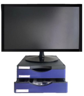 SOPORTE MONITOR A.2000 C/CAJONES AZ