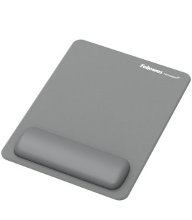 ALFOMBRILLA RATON CON REPOSAMUÑECAS GRIS