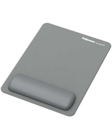 ALFOMBRILLA RATON CON REPOSAMUÑECAS GRIS