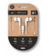 AURICULARES TECHONE BOTON JACK BLANCO
