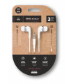 AURICULARES TECHONE BOTON JACK BLANCO
