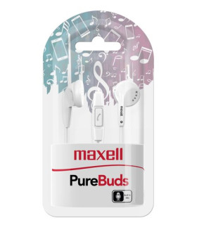 AURICULARES MAXELL BOTON BLANCO M671