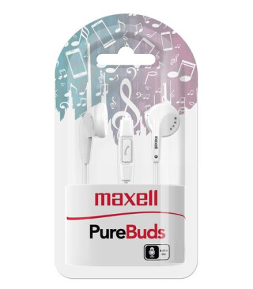 AURICULARES MAXELL BOTON BLANCO M671