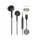 AURICULARES TECHONE BOTON USB-C NEGRO