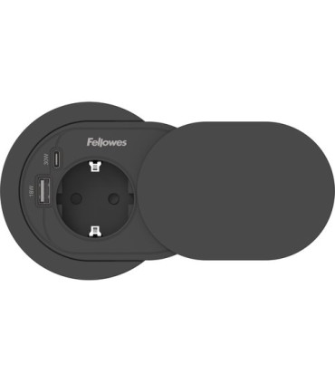 ENCHUFE ADAPTADOR FELLOWES + USB C/TAPA