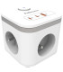 ENCHUFE ADAPTADOR FELLOWES 3SAL+3USB(CUB