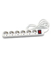 ENCHUFE PROTECTOR CEG.6 SAL.(REGLETA)