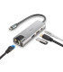 ADAPTADOR MULTIPUERTO USB-C DE ALUMINIO