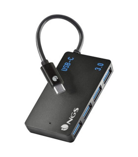 HUB USB-C NGS 4 PUERTOS USB 3.0