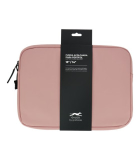 FUNDA PORTATIL GALGO 14  ROSA