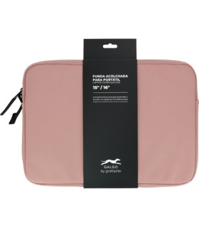 FUNDA PORTATIL GALGO 16  ROSA