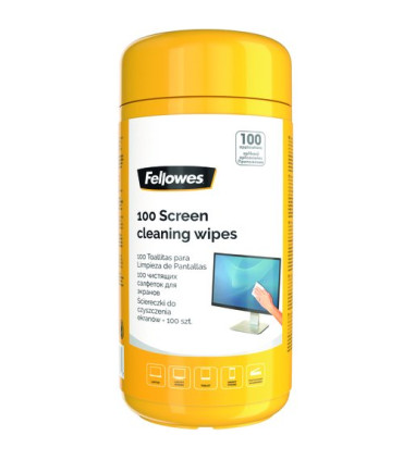 TOALLITAS FELLOWES LIMPIADORAS P/100