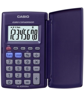 CALCULADORA BOLS.CASIO  8 DIG. HL-820VER