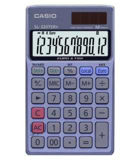 CALCULADORA BOLS.CASIO 12 DIG. SL-320TER