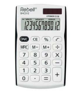 CALCULADORA BOLS.REBELL 12 DIG. 312 NG