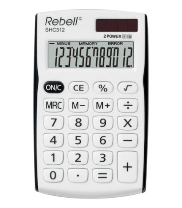 CALCULADORA BOLS.REBELL 12 DIG. 312 NG