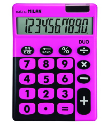 CALCULADORA MESA MILAN 10 DIG. T. ROSA