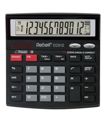 CALCULADORA SOBR.REBELL 12 DIG. CC512 BX