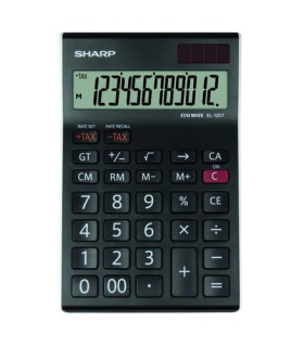 CALCULADORA SOBR.SHARP 12 DIG. EL-125T