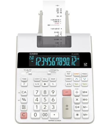 CALCULADORA IMPR.CASIO 12 DIG. FR-2650RC