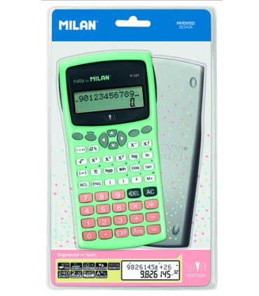 CALCULADORA CTF.MILAN 10+2 DIG. SILVER