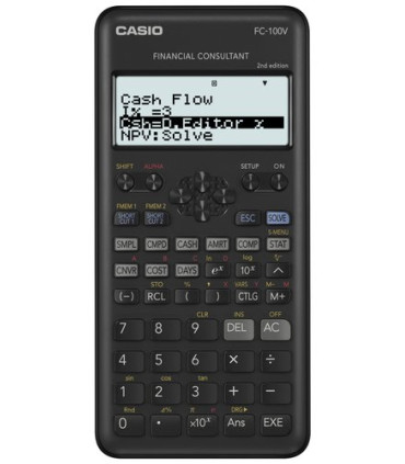 CALCULADORA FIN.CASIO 10+2 DIG.FC-100-V2