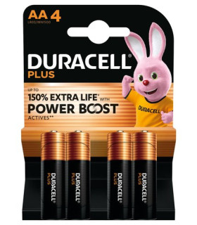 PILAS DURACELL AA PLUS (MN1500-LR06) B/4