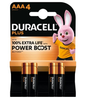 PILAS DURACELL AAA PLUS (MN2400-LR03) B4