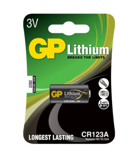 PILAS LITIO GP 123A 3 VOLTIOS B/1
