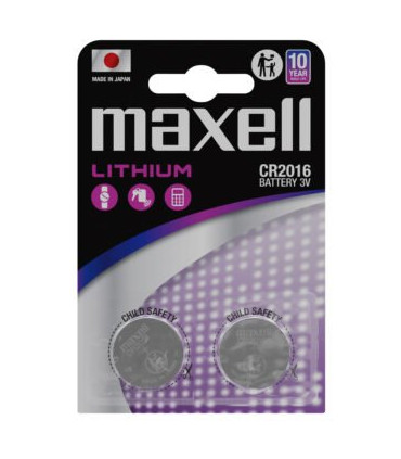 PILAS MAXELL MICRO CR2016 3V B/2