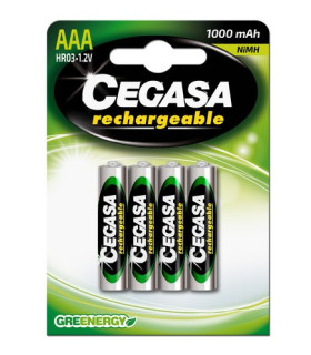 PILAS RECARGABLES CEGASA HR03 B/4