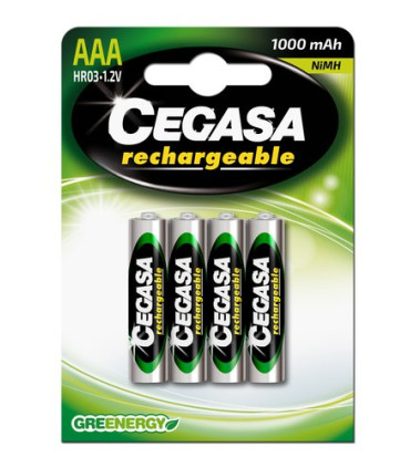 PILAS RECARGABLES CEGASA HR03 B/4