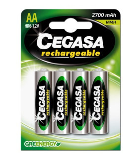 PILAS RECARGABLES CEGASA HR6 B/4