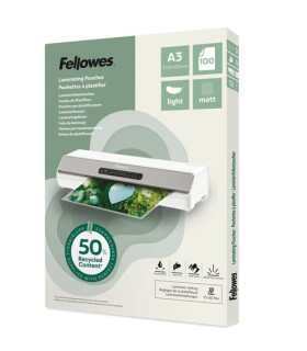 FUNDA PLASTIF. FELLOW. A3 80µ P/100