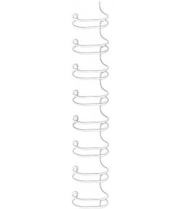CANU.WIRE-O FW. (34)  6 mm BLANCO C/100