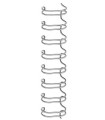 CANU.WIRE-O FW. (34)  8 mm PLATA C/100