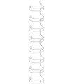 CANU.WIRE-O FW. (34) 10 mm BLANCO C/100