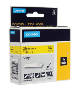 CINTA ROT.DYMO RHINO VINILO 24 AMARILLO