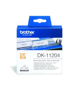 ETIQ.BROTHER PREC.PAP.17x54 mm RL.400