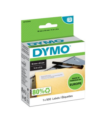 ETIQ.DYMO LW  19x51mm RL.500 MULTIFUNC.