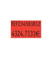 ETIQ.PRECIOS PRYSE REM.26x16 NARANJA