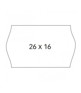 ETIQ.PRECIOS APLI PERM.ONDA 26x16 BLANCO