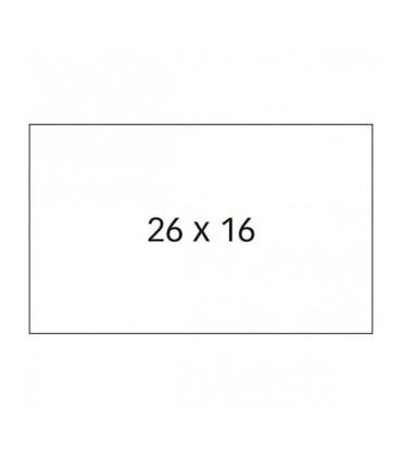 ETIQ.PRECIOS APLI PERM.26x16 BLANCO