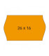 ETIQ.PRECIOS APLI REM.ONDA 26x16 NARANJA