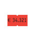 ETIQ.PRECIOS PRYSE 21x12 NARANJA