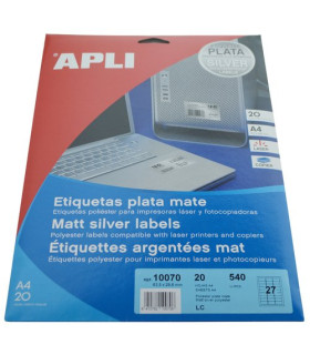 ETIQ.IMP.APLI 10070 20h A4 PRIPT 63,5x30