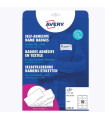 ETIQUETAS AVERY IDENTIFIC. 80x50 200 ud.