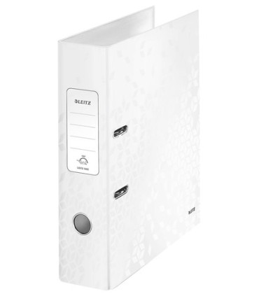 ARCHIVADOR LEITZ WOW A4 180º 80mm BLANCO