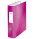 ARCHIVADOR LEITZ WOW A4 180º 80mm FUCSIA
