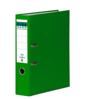 ARCHIVADOR ELBA PVC RADO CHIC A4 80 VERD